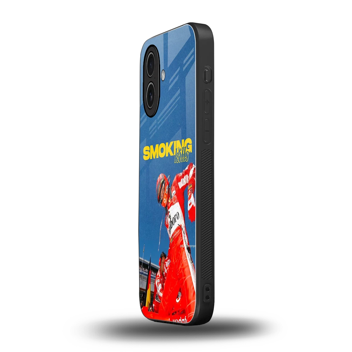 Burnout Mode iphone 17 mobile cover | shockproof glass phone case