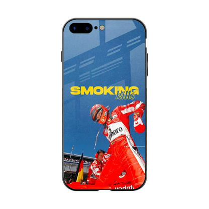 Burnout Mode back phone cover | glass case for iphone 8 plus