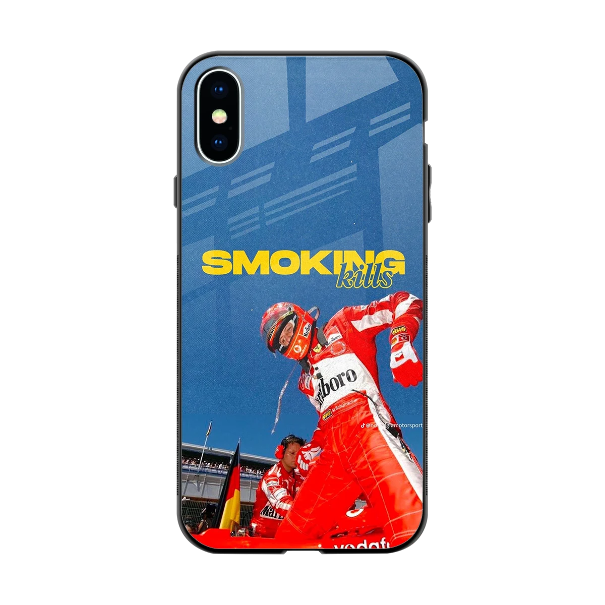 Burnout Mode back phone cover | glass case for iphone x