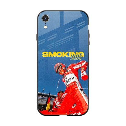 Burnout Mode back phone cover | glass case for iphone xr