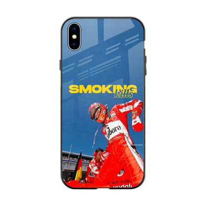 Burnout Mode back phone cover | glass case for iphone xs max