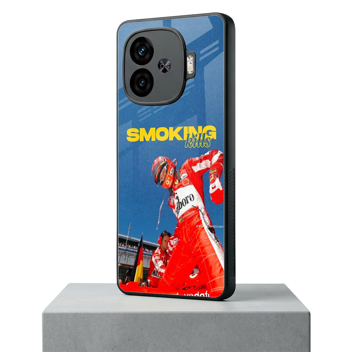 Burnout Mode iqoo neo 10r 5g mobile cover | shockproof glass phone case