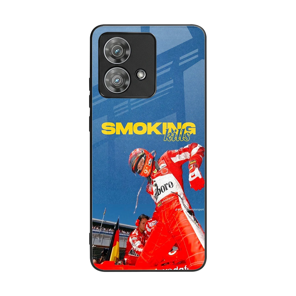 Burnout Mode back phone cover | glass case for motorola edge 40 neo 5g