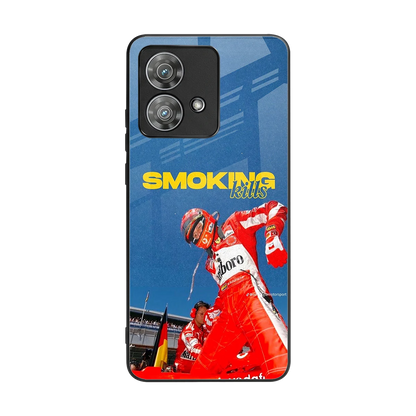 Burnout Mode back phone cover | glass case for motorola edge 40 neo 5g