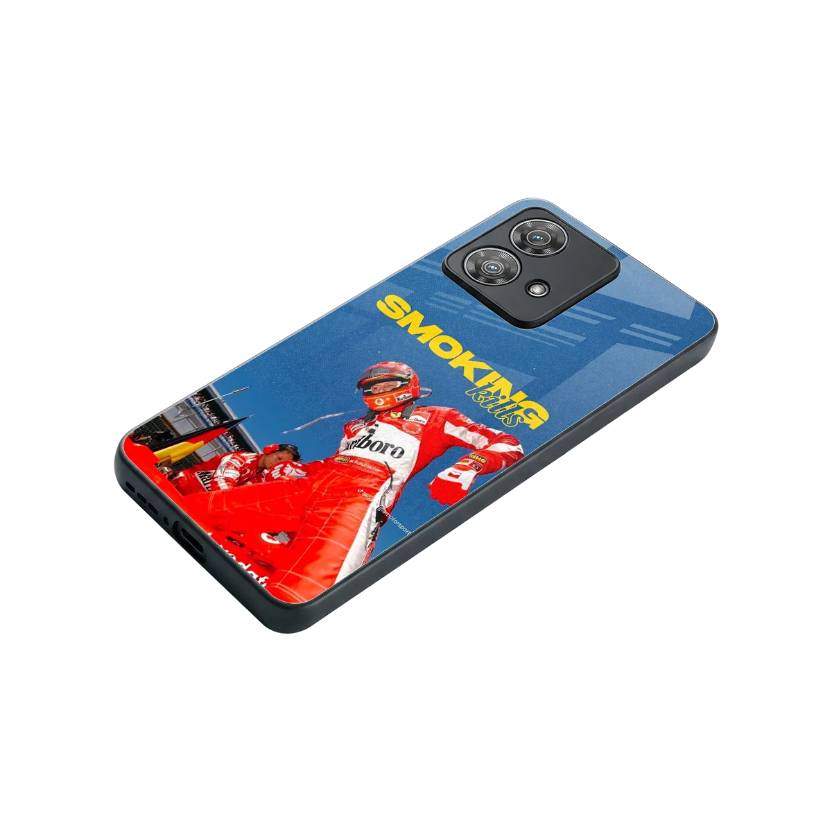 Burnout Mode stylish phone case for motorola edge 40 neo 5g | glossy glass and slim fit