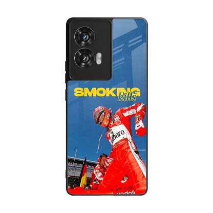 Burnout Mode back phone cover | glass case for motorola edge 50 fusion