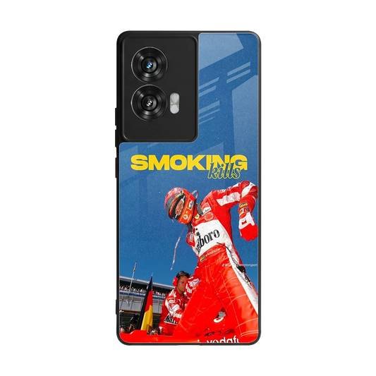 Burnout Mode back phone cover | glass case for motorola edge 50 fusion