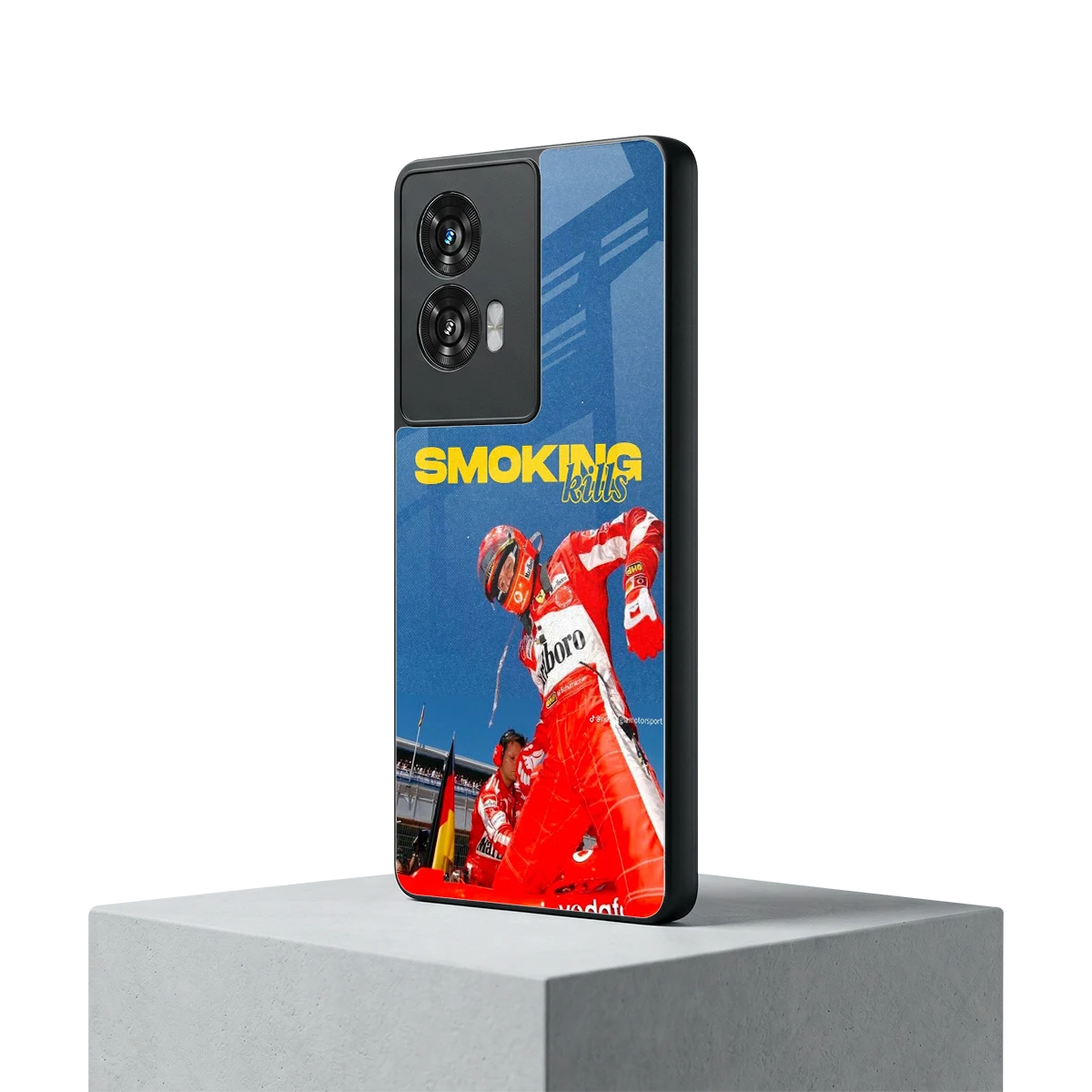 Burnout Mode motorola edge 50 fusion mobile cover | shockproof glass phone case