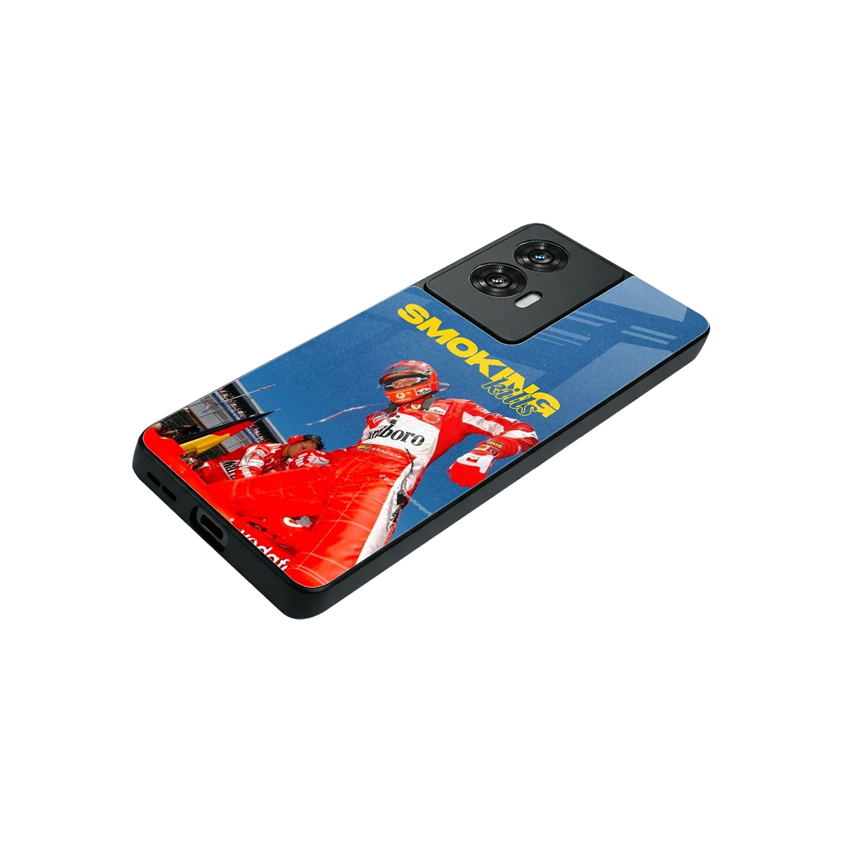 Burnout Mode stylish phone case for motorola edge 50 fusion | glossy glass and slim fit