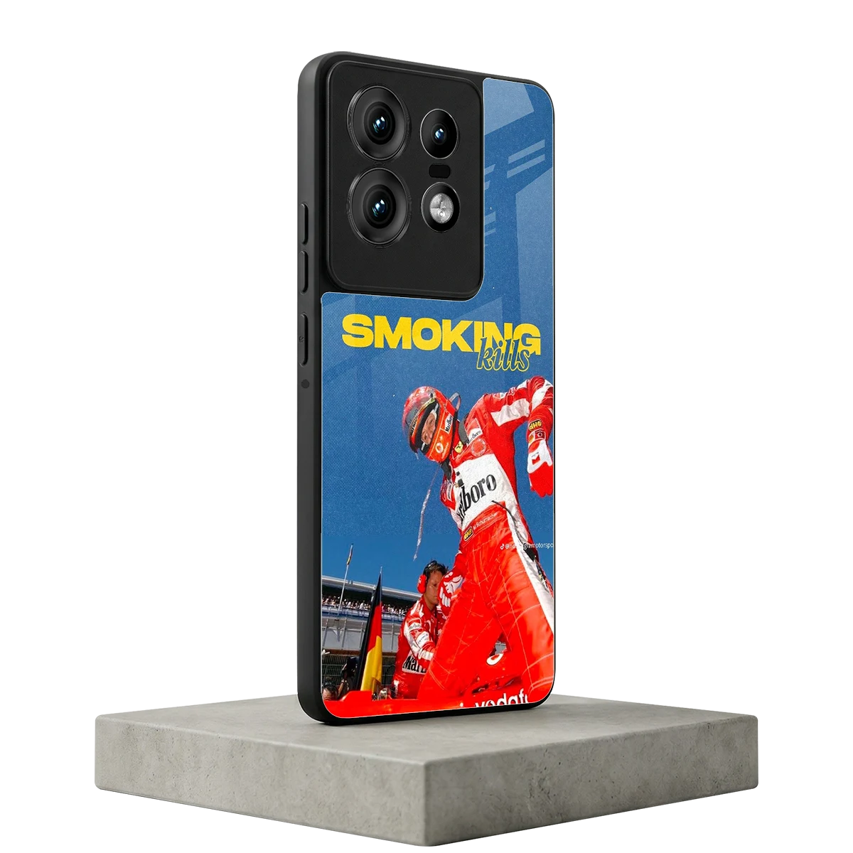 Burnout Mode motorola edge 50 pro mobile cover | shockproof glass phone case