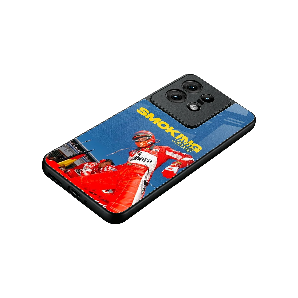 Burnout Mode stylish phone case for motorola edge 50 pro | glossy glass and slim fit