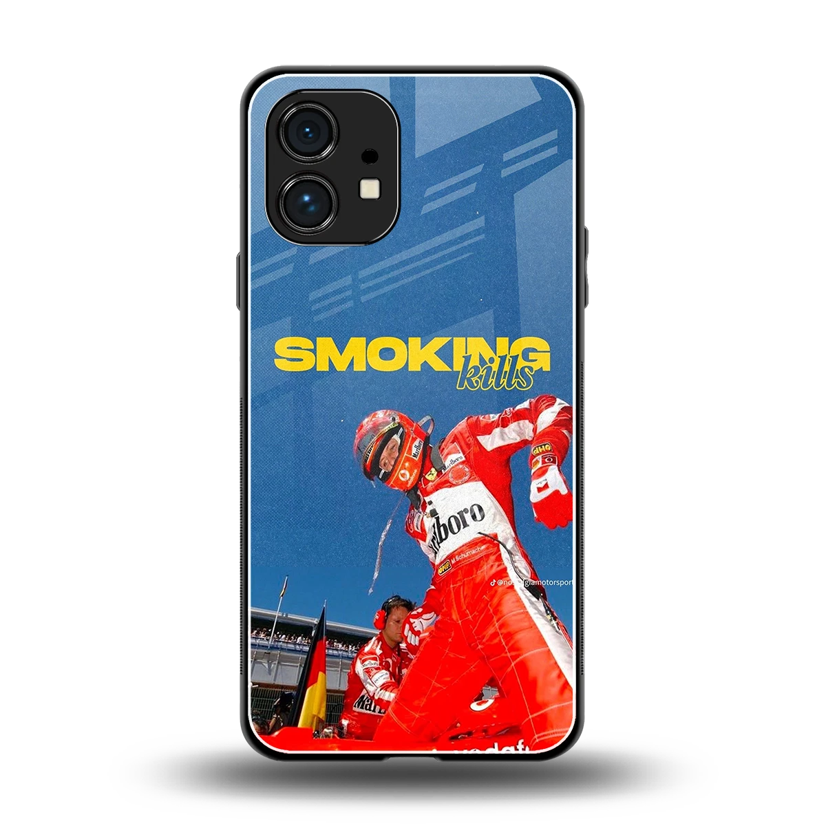 Burnout Mode back phone cover | glass case for nothing phone 1