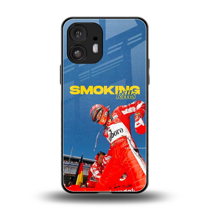 Burnout Mode back phone cover | glass case for nothing phone 2
