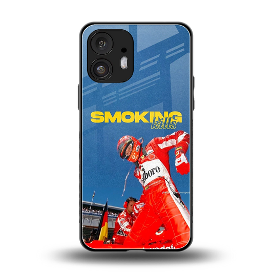 Burnout Mode back phone cover | glass case for nothing phone 2