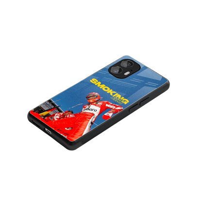 Burnout Mode stylish phone case for nothing phone 2 | glossy glass and slim fit