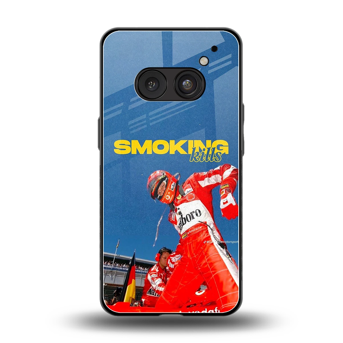 Burnout Mode back phone cover | glass case for nothing phone 2a plus