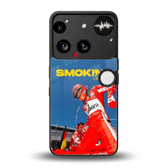 Burnout Mode back phone cover | glass case for nothing phone 3