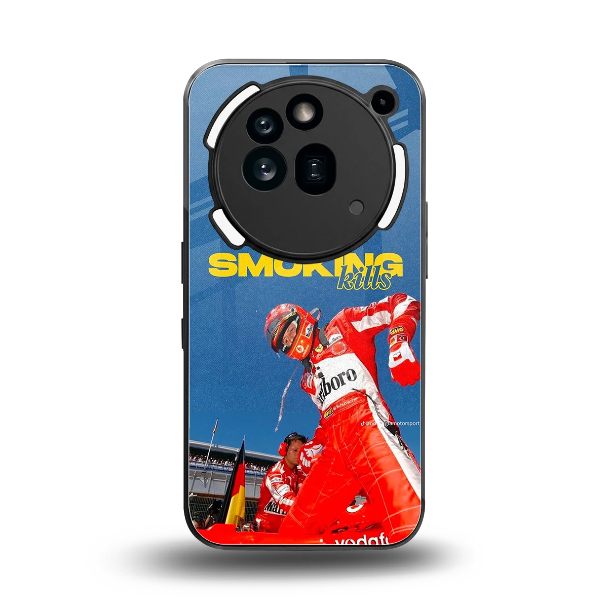 Burnout Mode back phone cover | glass case for nothing phone 3a pro