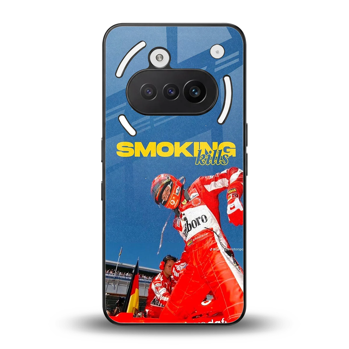 Burnout Mode back phone cover | glass case for nothing phone 3a