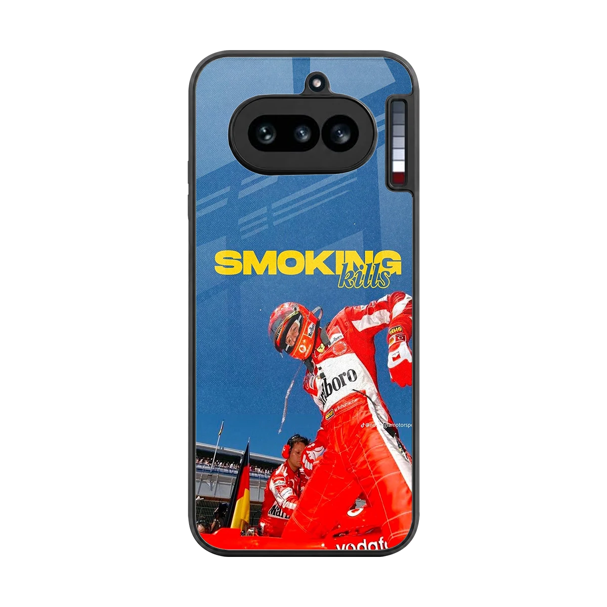 Burnout Mode back phone cover | glass case for nothing phone 4a