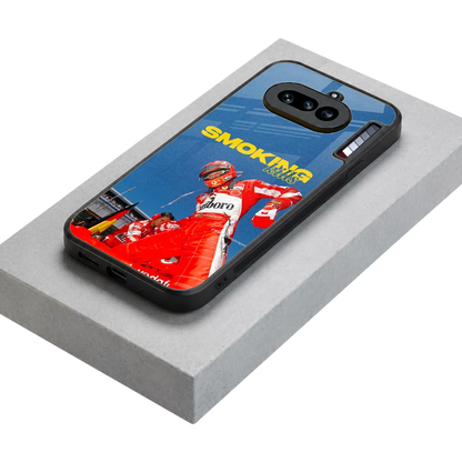 Burnout Mode stylish phone case for nothing phone 4a | glossy glass and slim fit