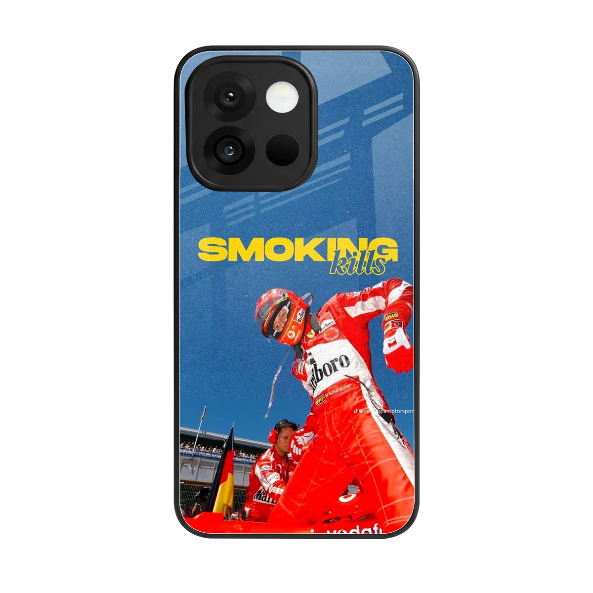 Burnout Mode back phone cover | glass case for oneplus 13s