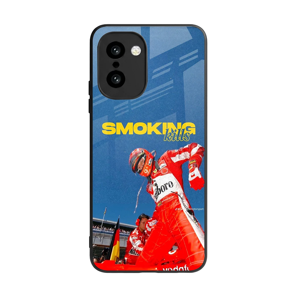 Burnout Mode back phone cover | glass case for oneplus 15r