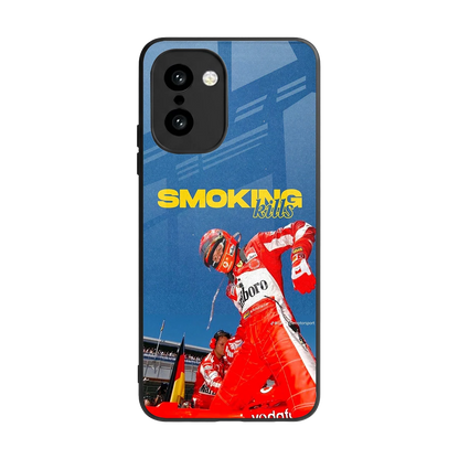 Burnout Mode back phone cover | glass case for oneplus 15r