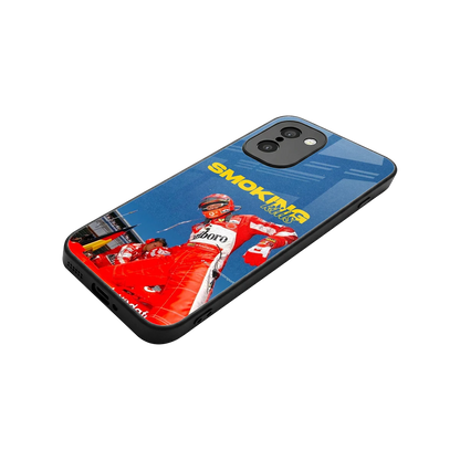 Burnout Mode stylish phone case for oneplus 15r | glossy glass and slim fit