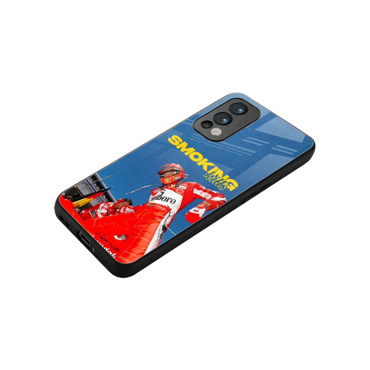 Burnout Mode stylish phone case for oneplus nord 2 | glossy glass and slim fit