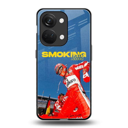 Burnout Mode back phone cover | glass case for oneplus nord 3