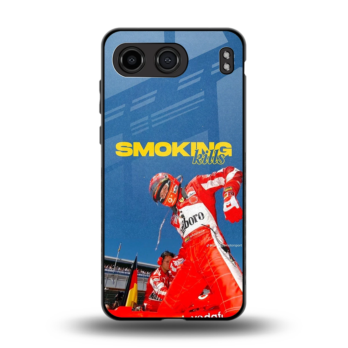 Burnout Mode back phone cover | glass case for oneplus nord 4