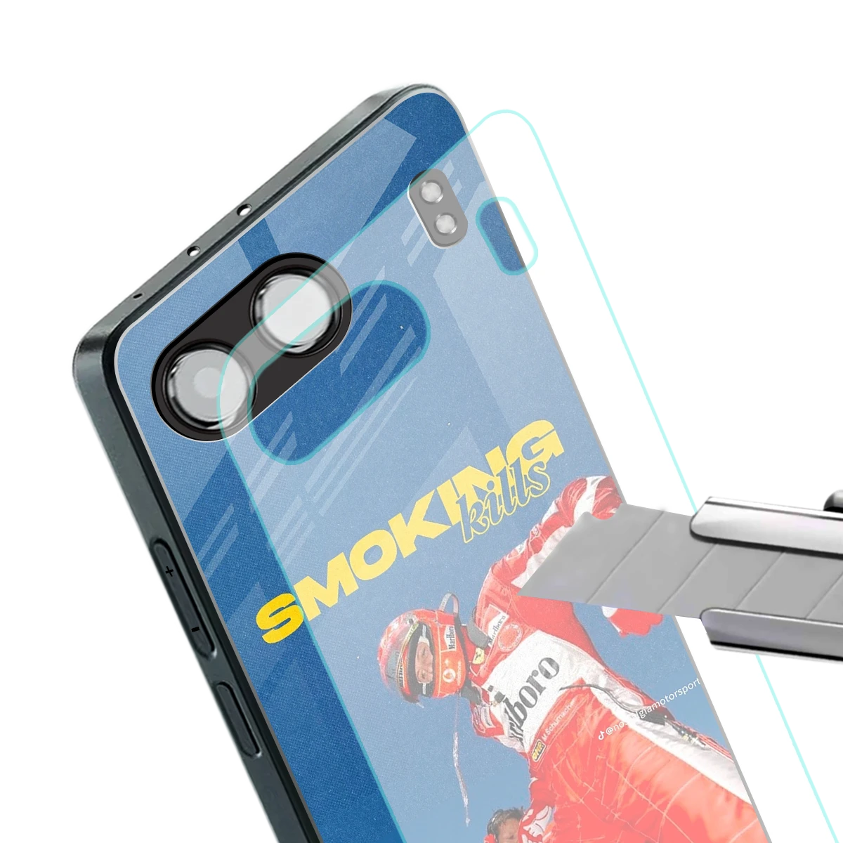 Burnout Mode stylish phone case for oneplus nord 4 | glossy glass and slim fit