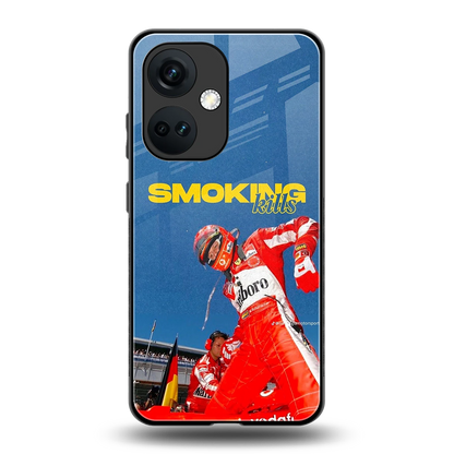 Burnout Mode back phone cover | glass case for oneplus nord ce 3