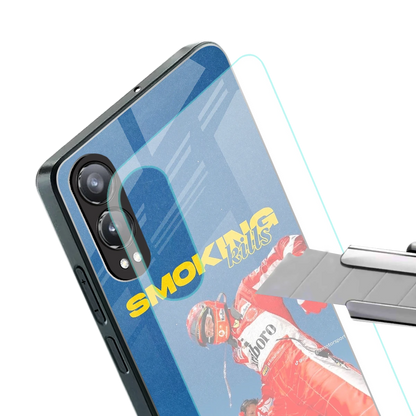 Burnout Mode stylish phone case for oneplus nord ce 4 lite | glossy glass and slim fit