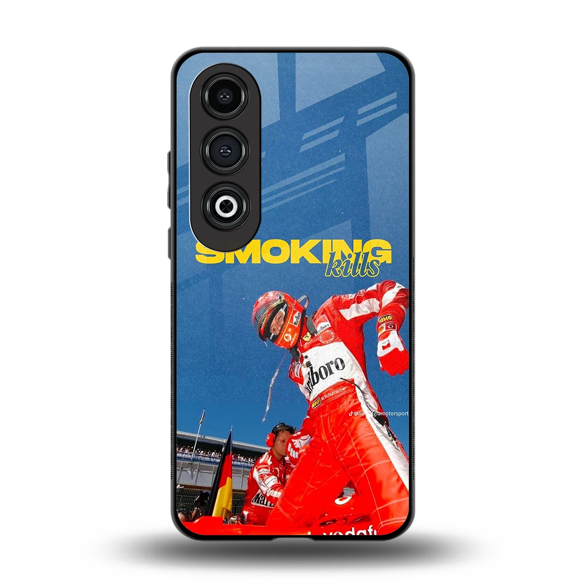 Burnout Mode back phone cover | glass case for oneplus nord ce 4