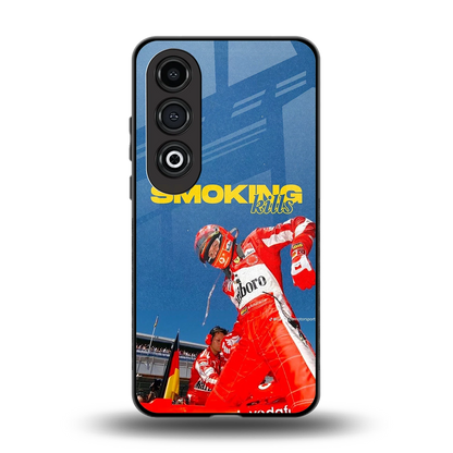 Burnout Mode back phone cover | glass case for oneplus nord ce 4