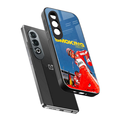 Burnout Mode sleek oneplus nord ce 4 cover with tempered glass back and TPU edges