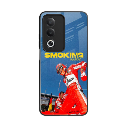 Burnout Mode back phone cover | glass case for oppo a3 pro