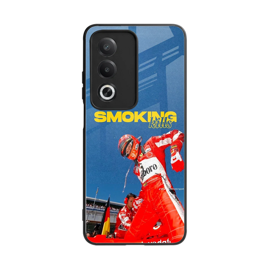 Burnout Mode back phone cover | glass case for oppo a3 pro