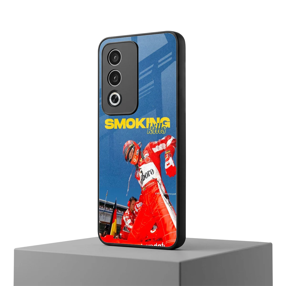 Burnout Mode oppo a3 pro mobile cover | shockproof glass phone case