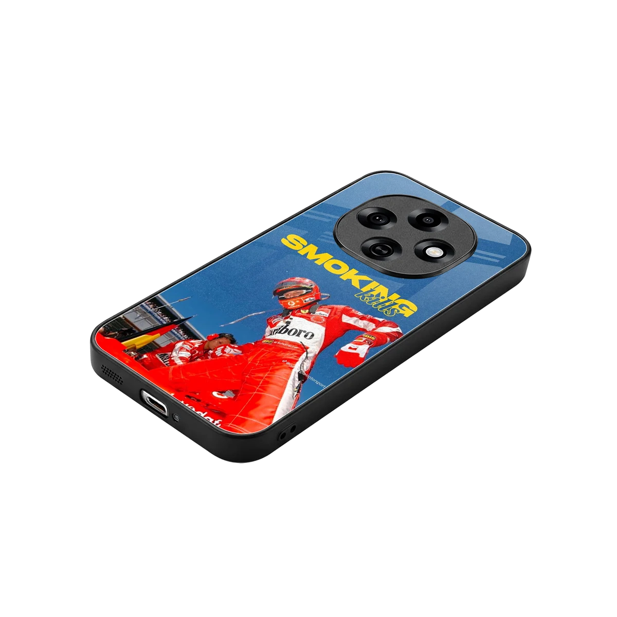 Burnout Mode stylish phone case for oppo f31 pro 5g | glossy glass and slim fit