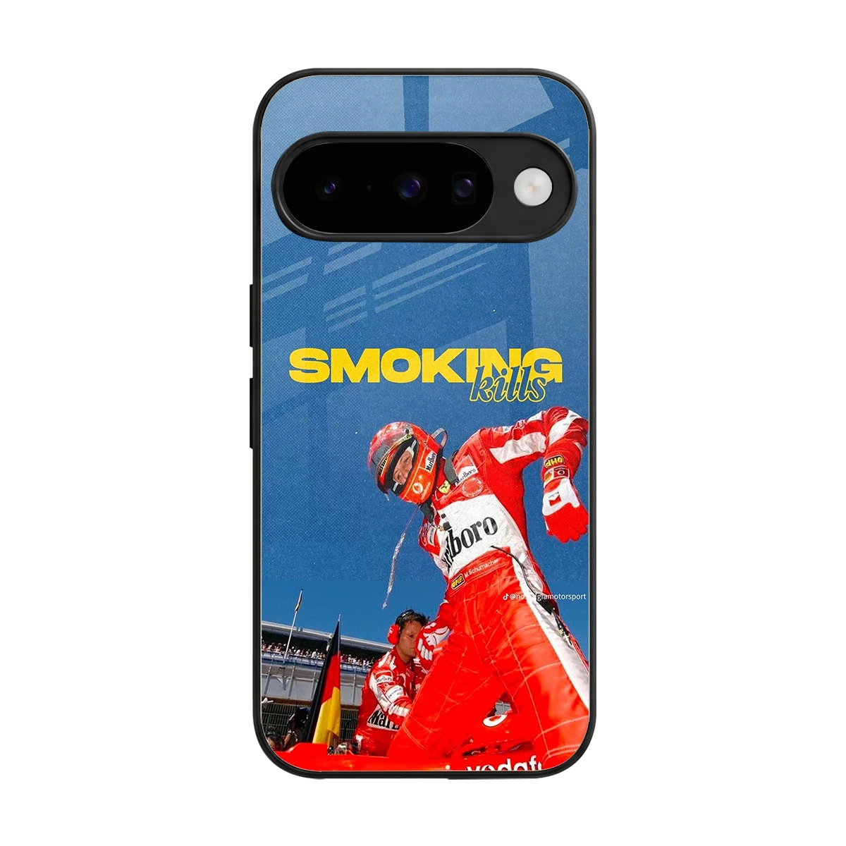 Burnout Mode back phone cover | glass case for google pixel 10