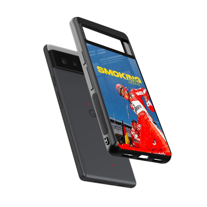 Burnout Mode sleek google pixel 6 cover with tempered glass back and TPU edges