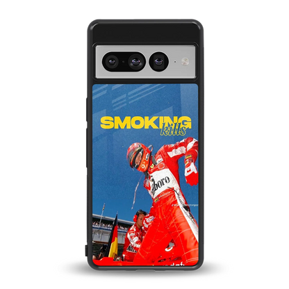Burnout Mode back phone cover | glass case for google pixel 7 pro