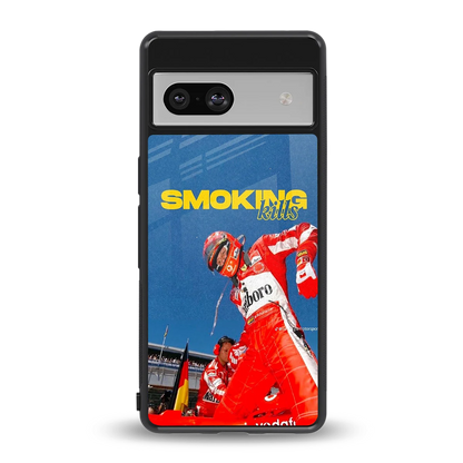 Burnout Mode back phone cover | glass case for google pixel 7a