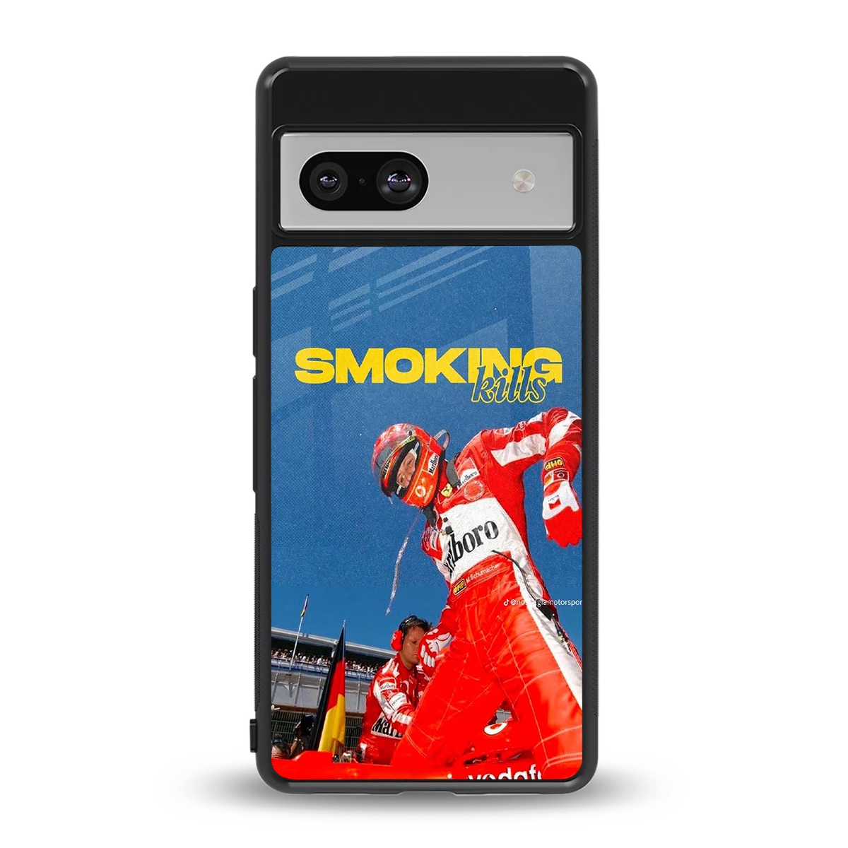 Burnout Mode back phone cover | glass case for google pixel 7