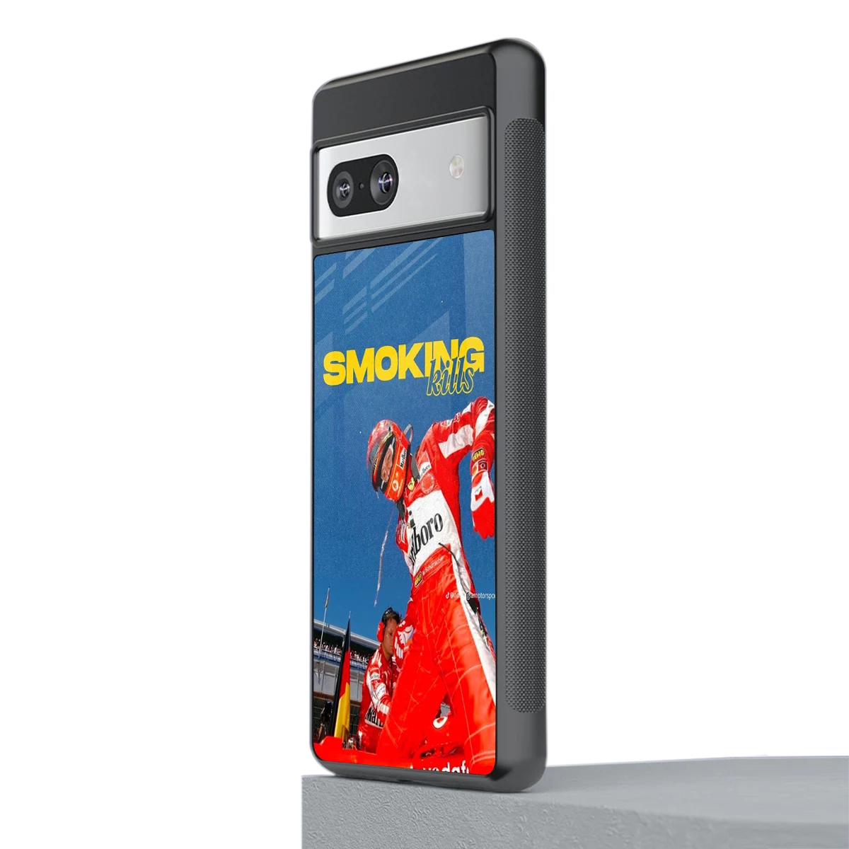 Burnout Mode stylish phone case for google pixel 7 | glossy glass and slim fit