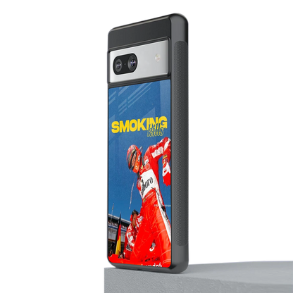 Burnout Mode stylish phone case for google pixel 7 | glossy glass and slim fit