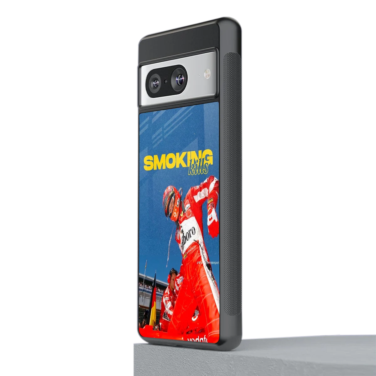 Burnout Mode stylish phone case for google pixel 8 | glossy glass and slim fit